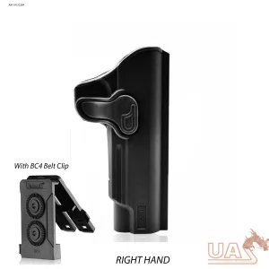 Amomax Holster 1911 series 5'' with MOLLE & Belt Clip - Black