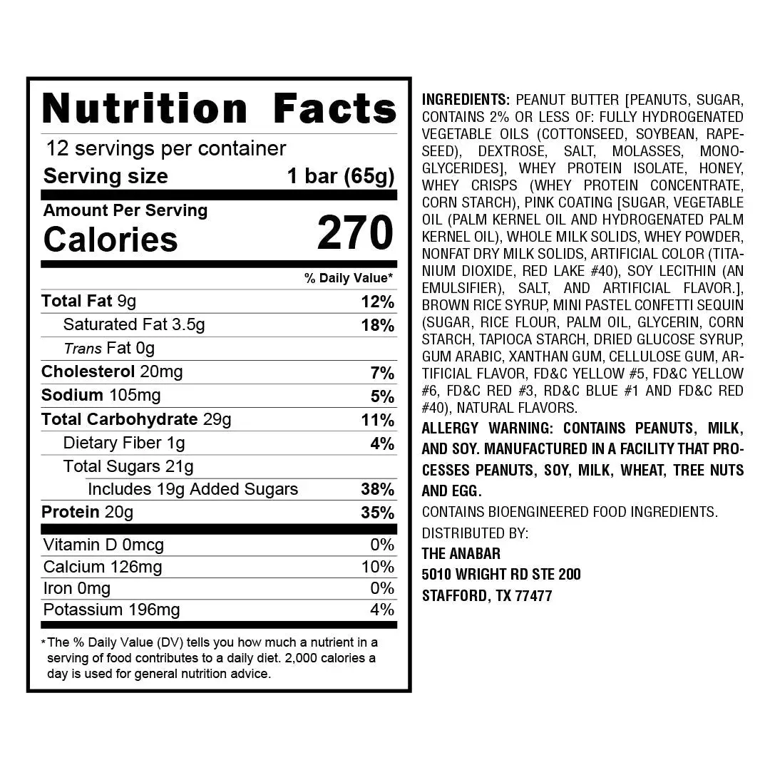 Anabar Whole Food Performance Bar