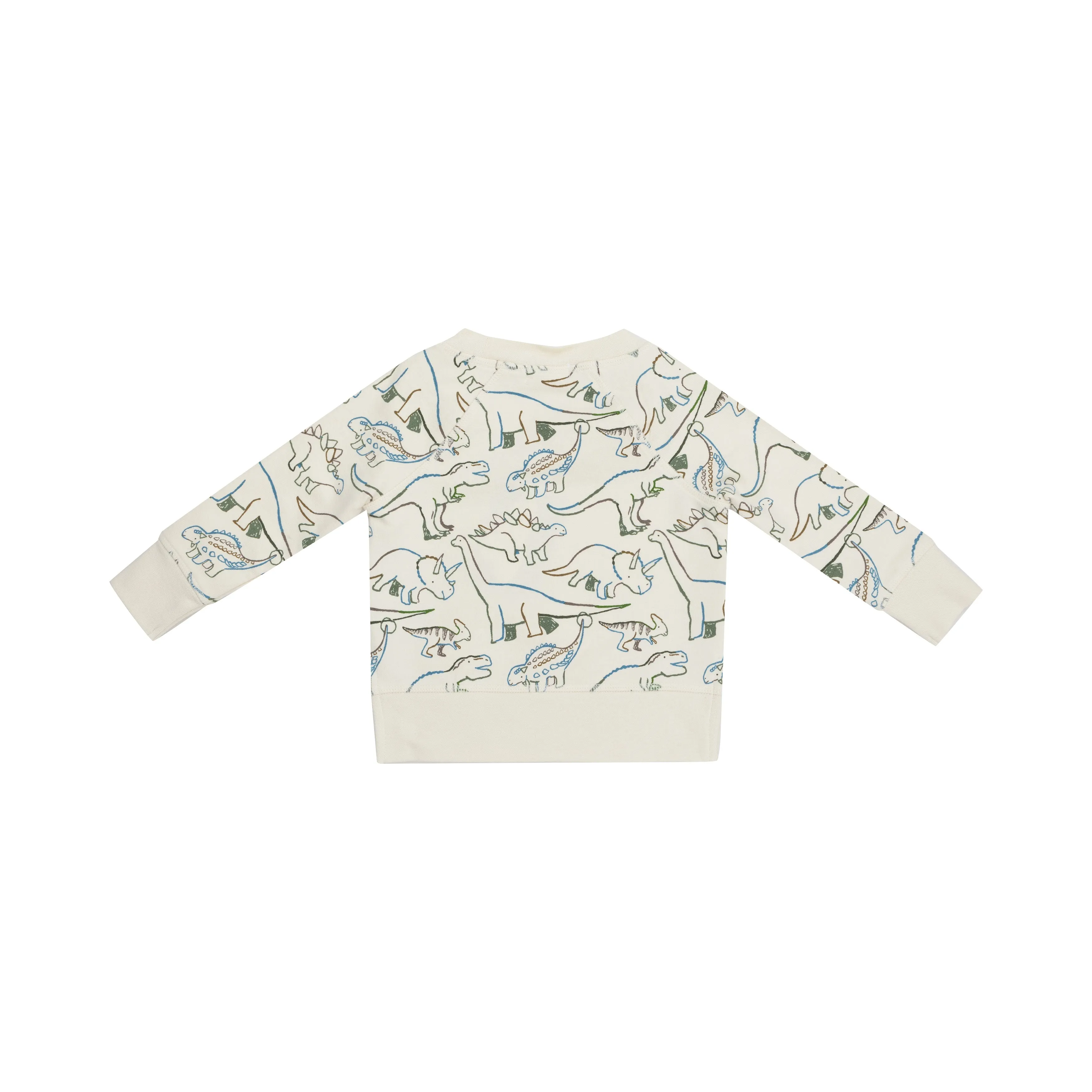 Angel Dear ||French Terry Artsy Dinos - Raglan Sweatshirt & Jogger Set