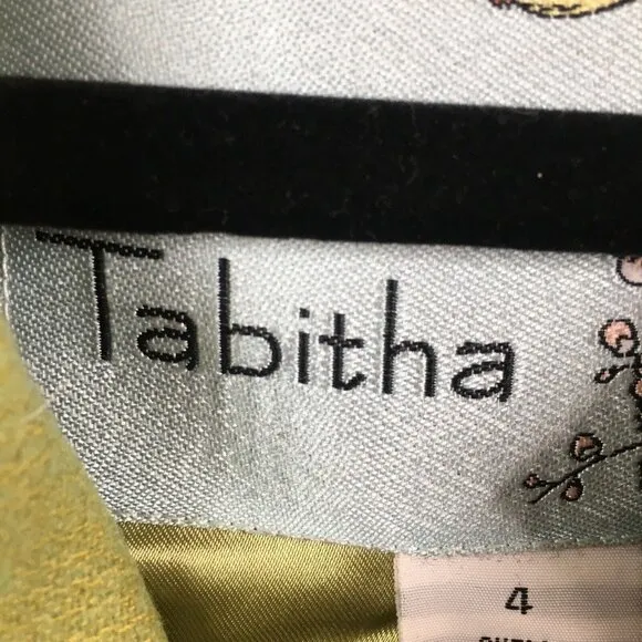 Anthropologie Tabitha Jacket Womens 4 Green Wool Blend Ruffle Artsy Boho NEW