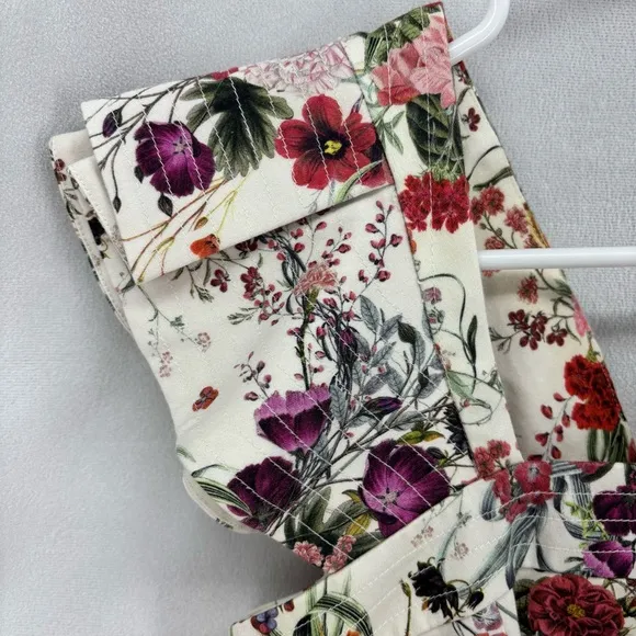 Antonio Melani Women’s 4 Small Floral Sheath Spring Ruffle below knee