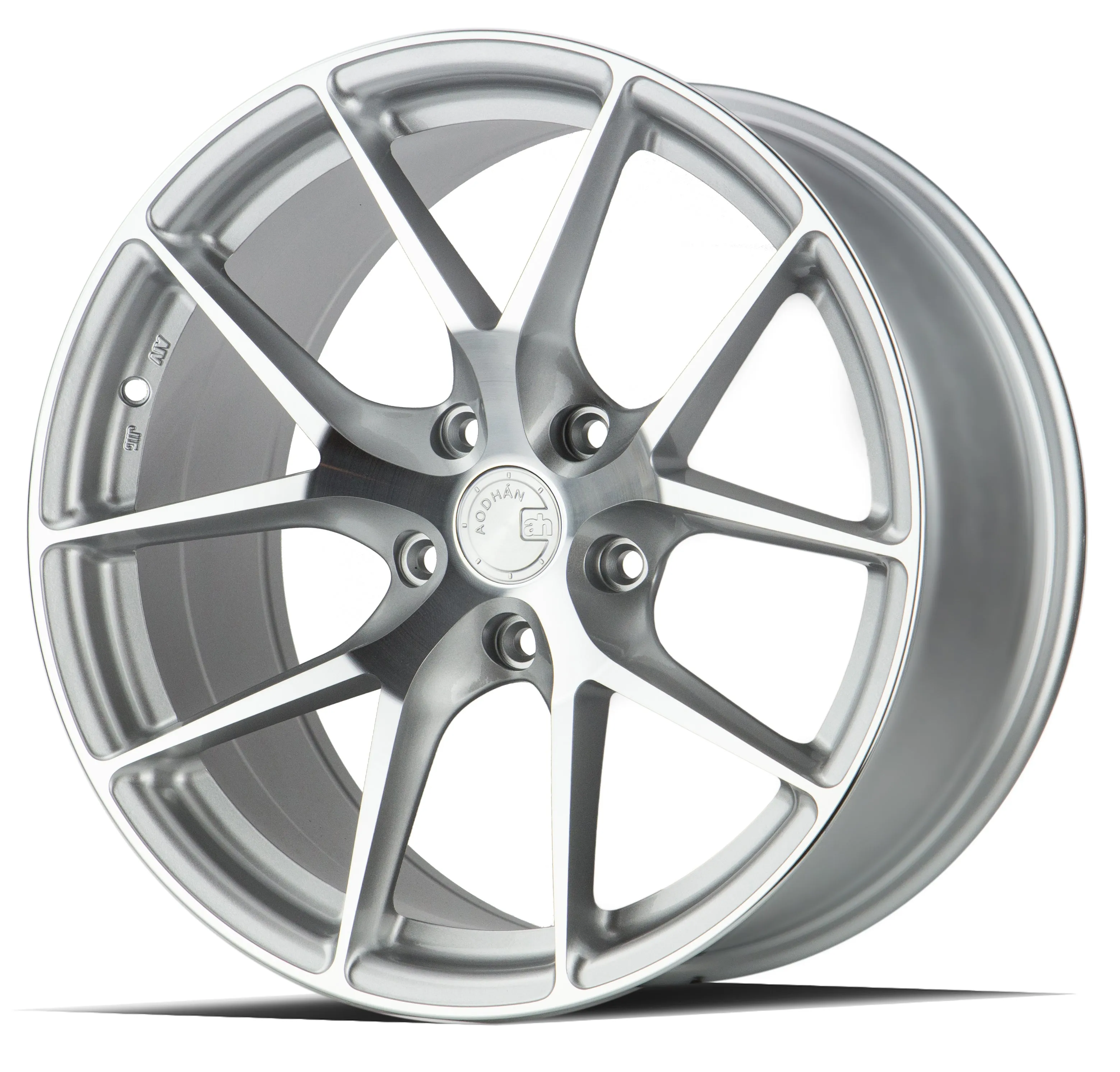 Aodhan LS007 19x9.5 5X114.3  15 Silver Machined Face