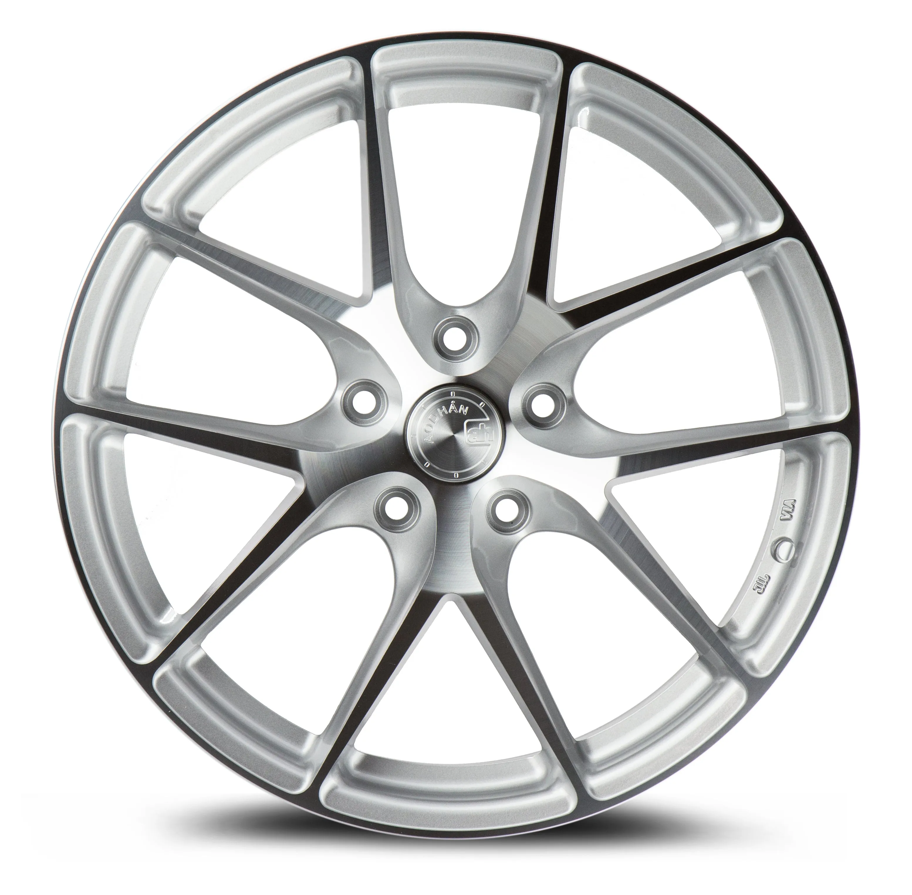 Aodhan LS007 19x9.5 5X114.3  15 Silver Machined Face