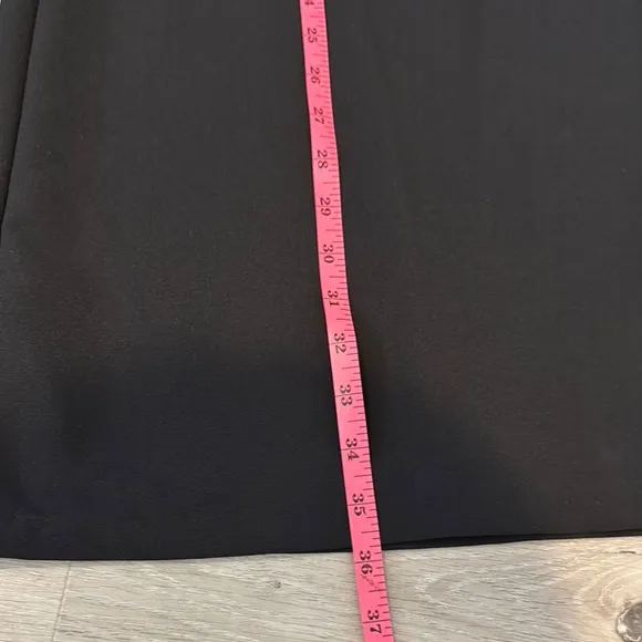 Aqua NWT Elegant Black Midi Dress with Ruffle/ Lace Sleeves.