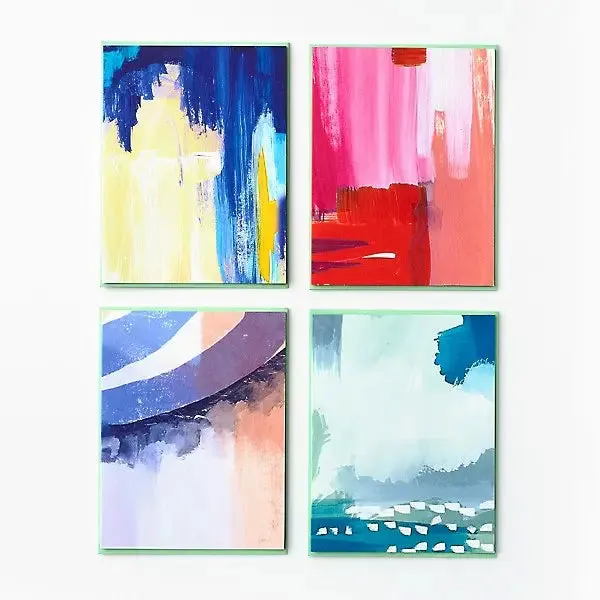 Artist Abstract Assorted Stationery Set of 12