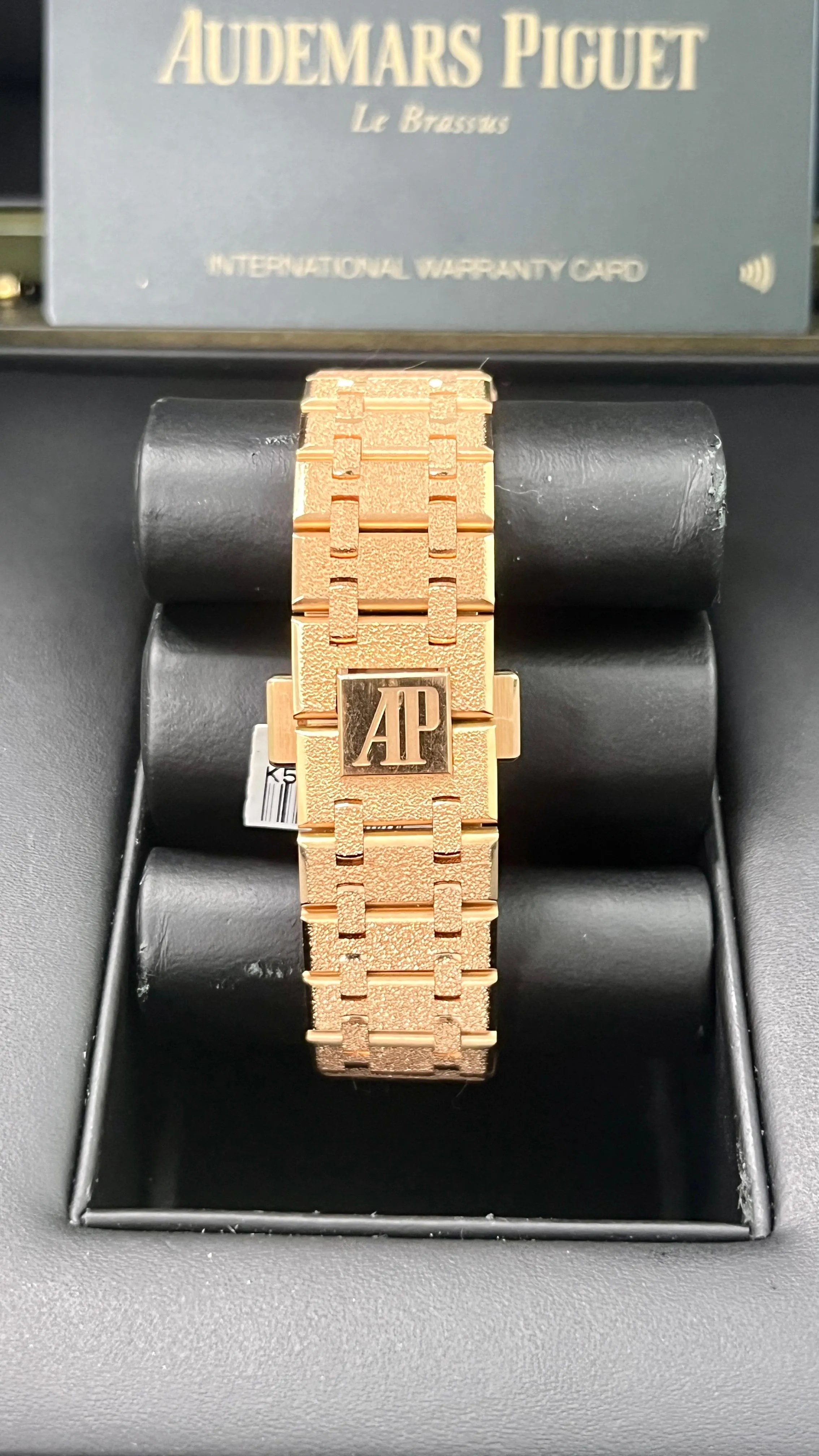 Audemars Piguet Royal Oak Frosted Gold 15454OR.GG.1259OR.03 Rose Gold Dial (2020)