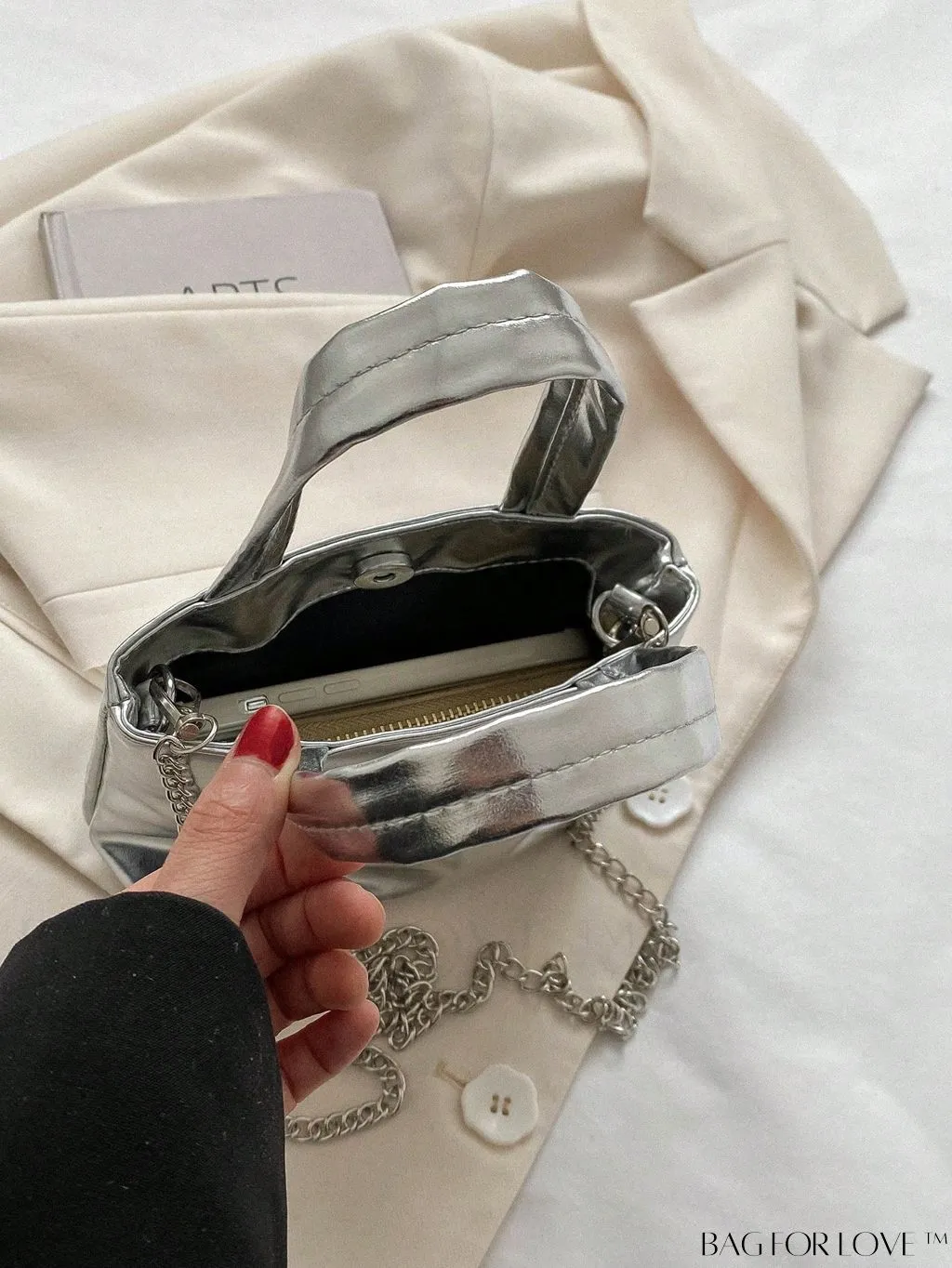 BagForLove - Compact Laser Holographic Trendy PU Handbag