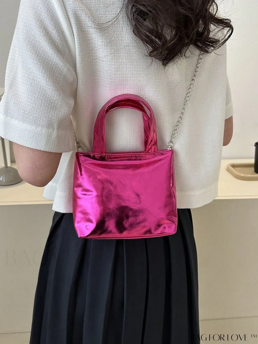 BagForLove - Compact Laser Holographic Trendy PU Handbag
