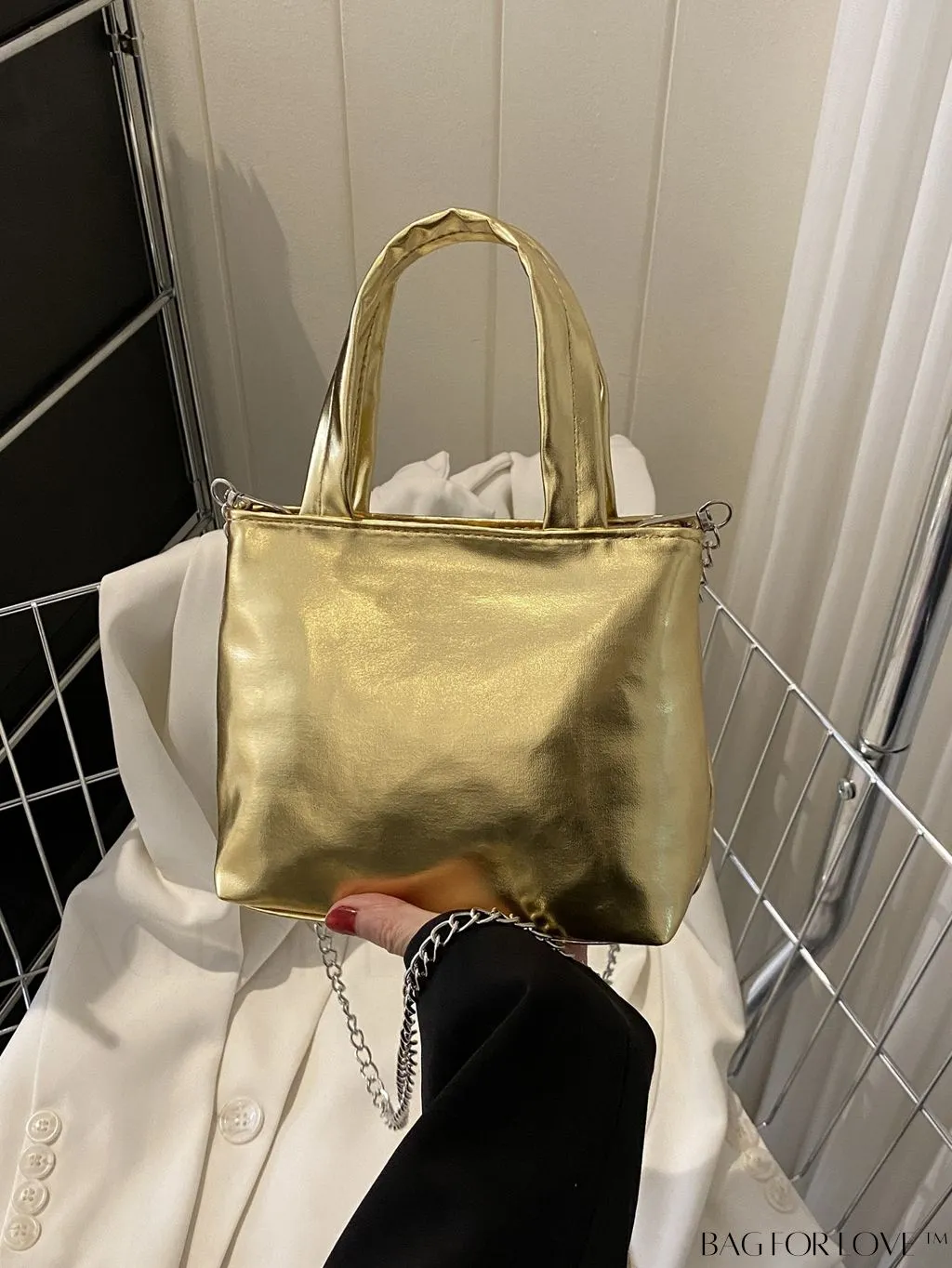BagForLove - Compact Laser Holographic Trendy PU Handbag