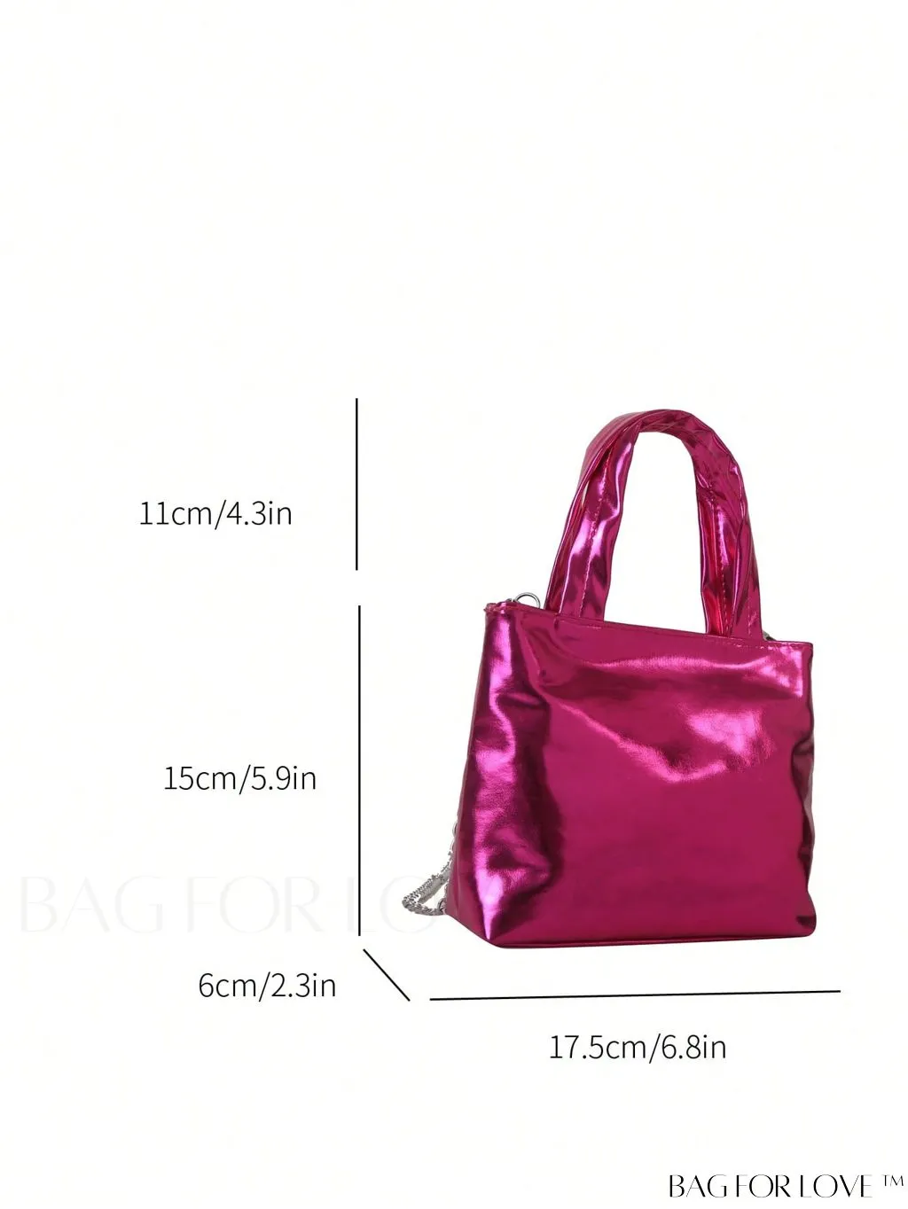 BagForLove - Compact Laser Holographic Trendy PU Handbag