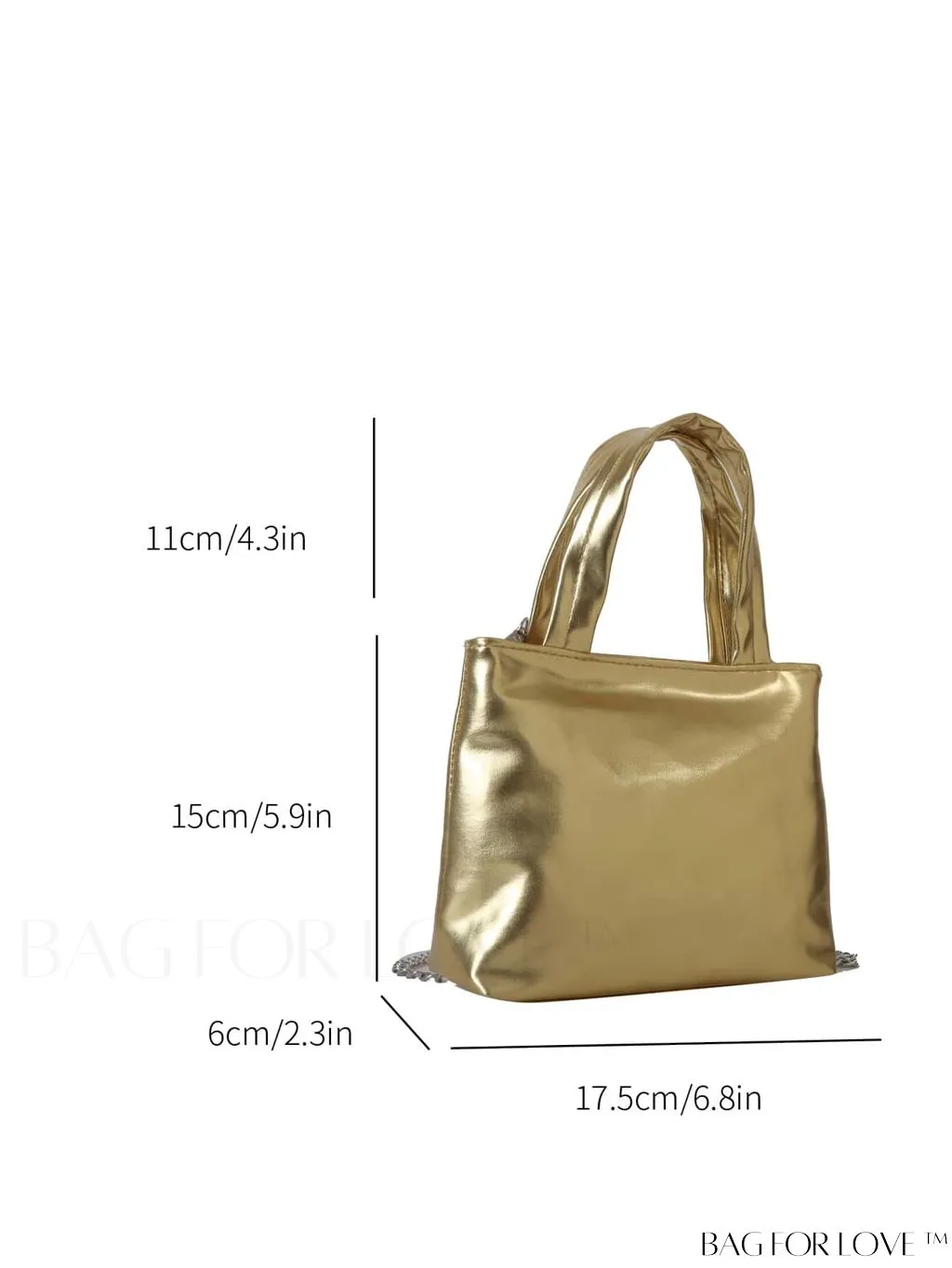 BagForLove - Compact Laser Holographic Trendy PU Handbag