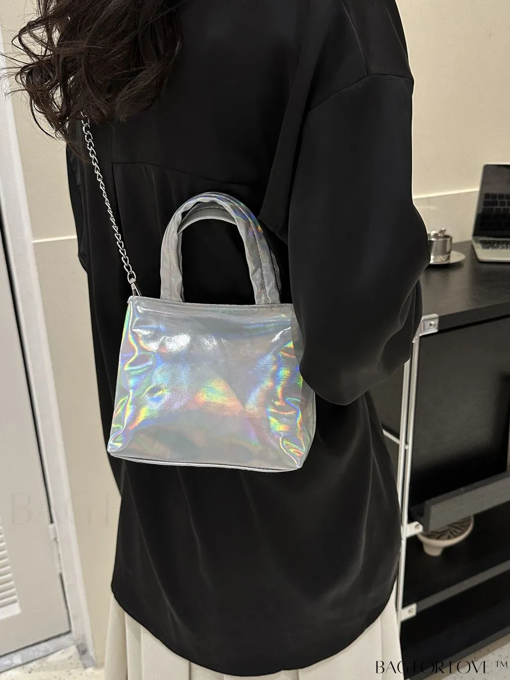 BagForLove - Compact Laser Holographic Trendy PU Handbag