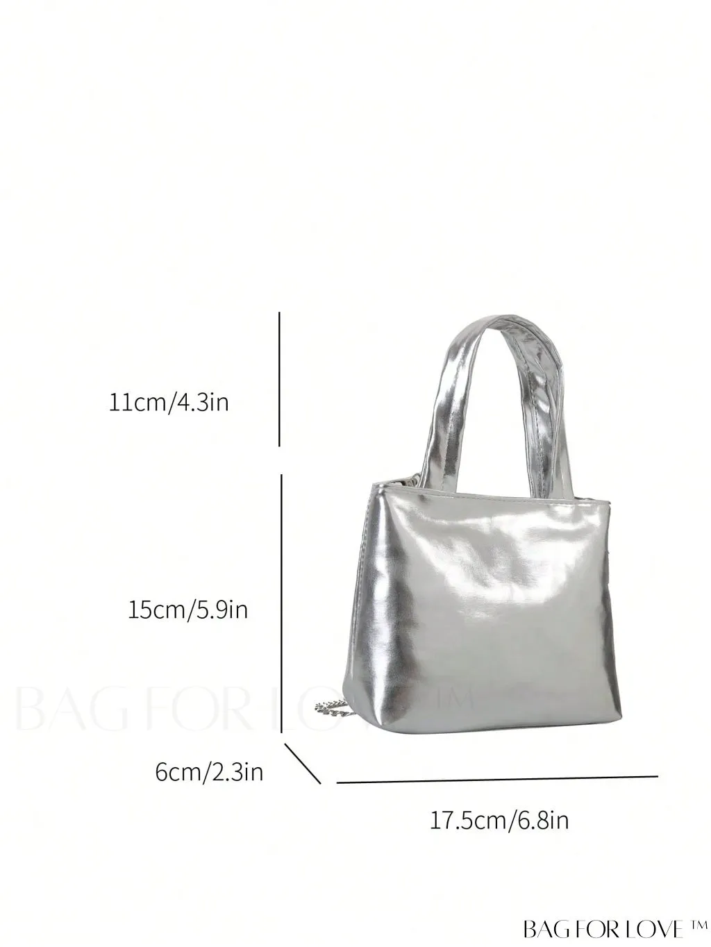 BagForLove - Compact Laser Holographic Trendy PU Handbag