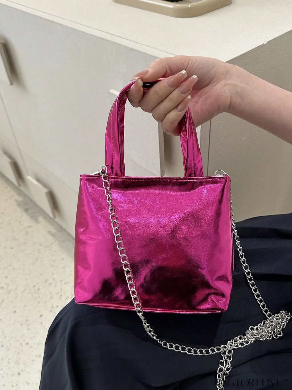 BagForLove - Compact Laser Holographic Trendy PU Handbag