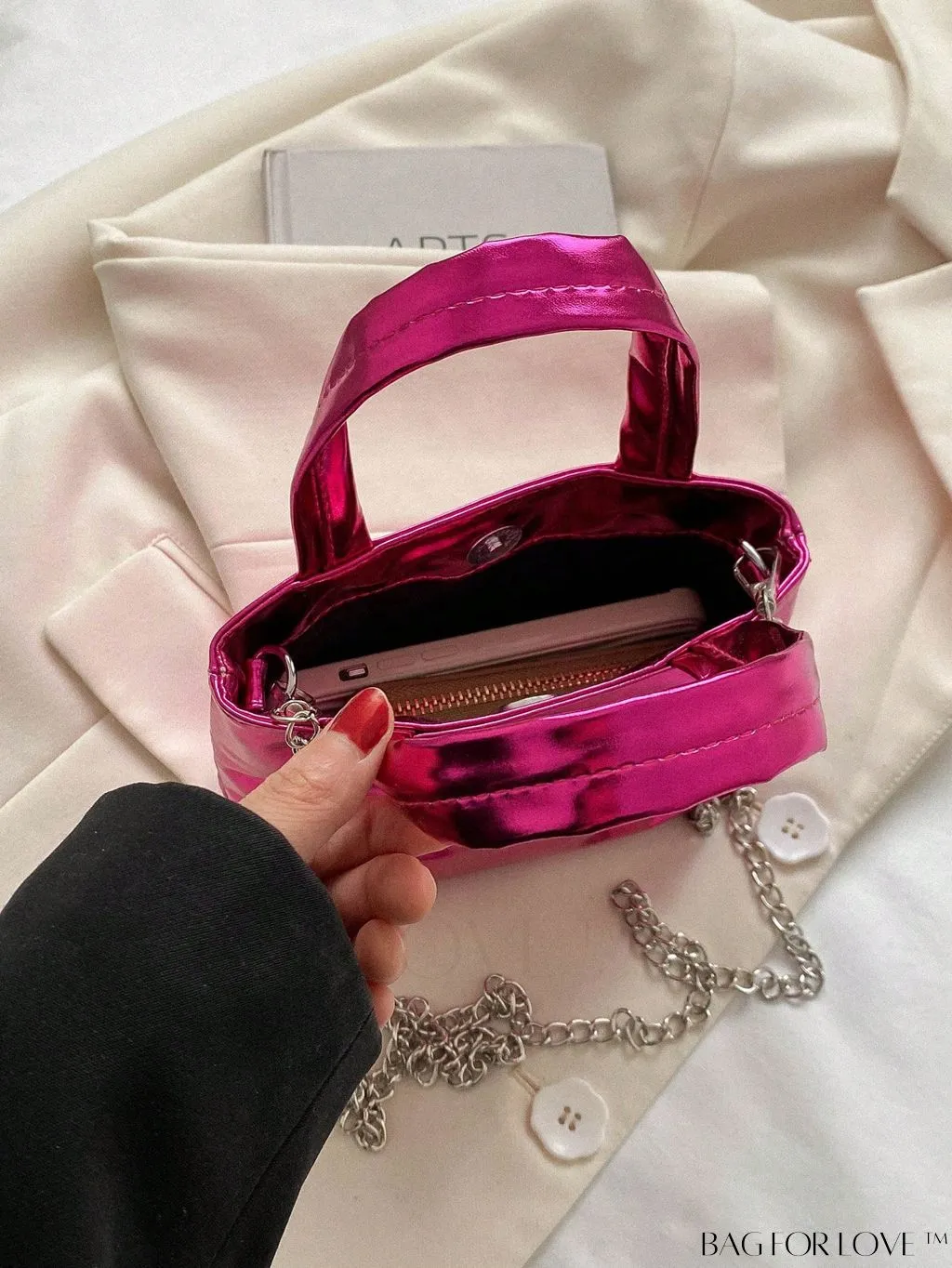 BagForLove - Compact Laser Holographic Trendy PU Handbag