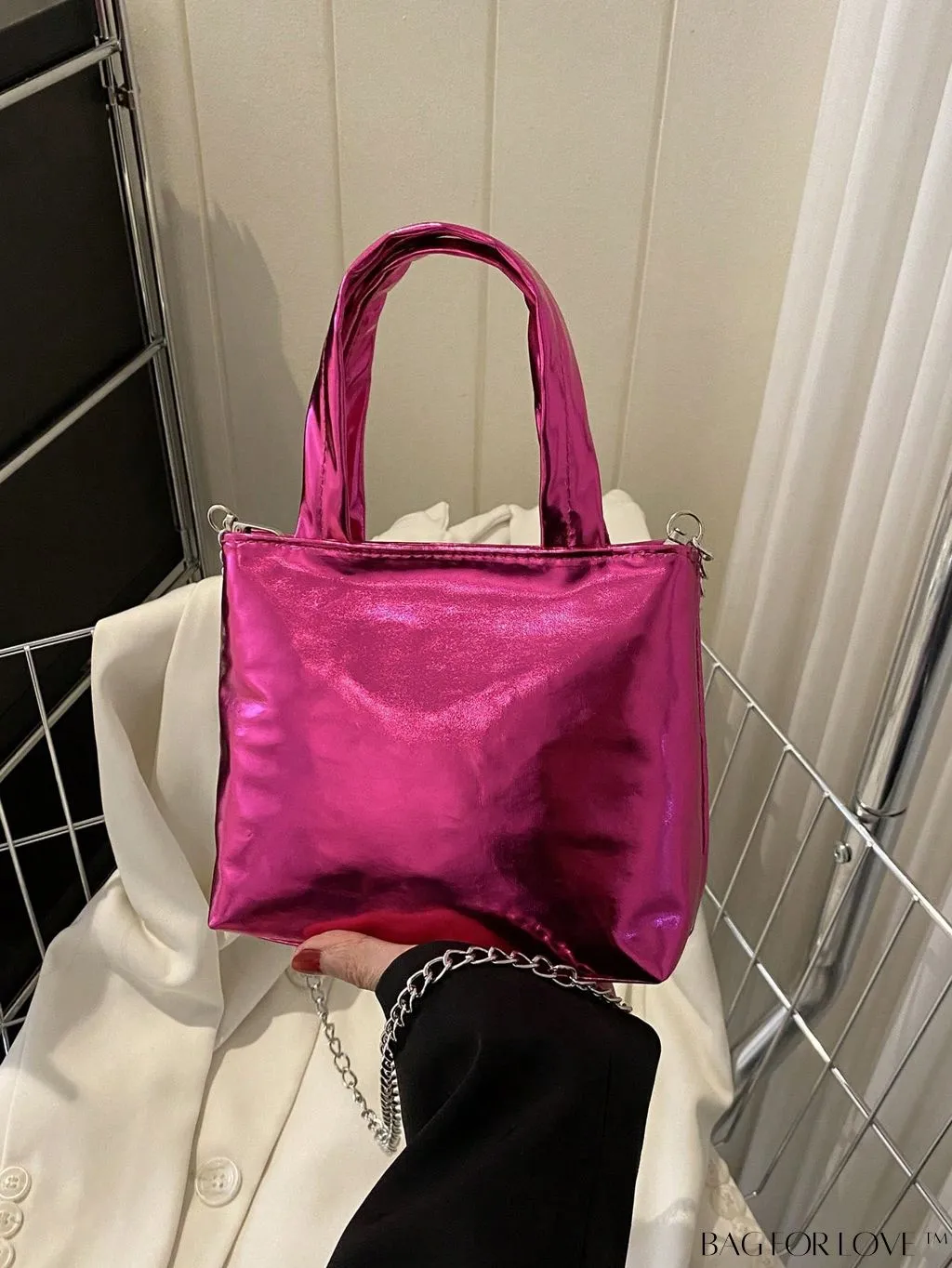 BagForLove - Compact Laser Holographic Trendy PU Handbag
