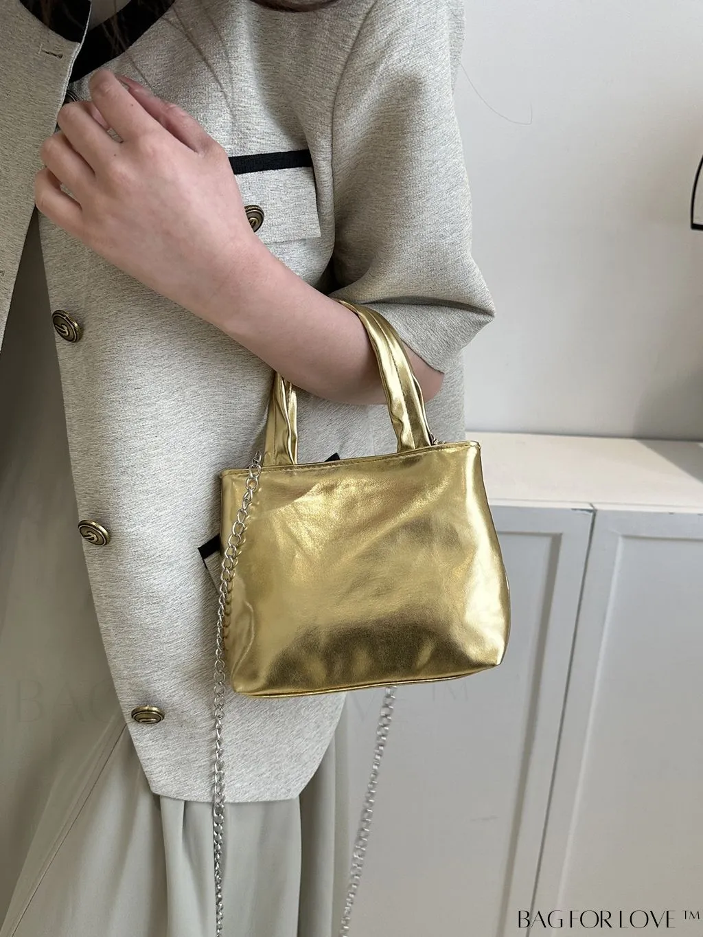 BagForLove - Compact Laser Holographic Trendy PU Handbag
