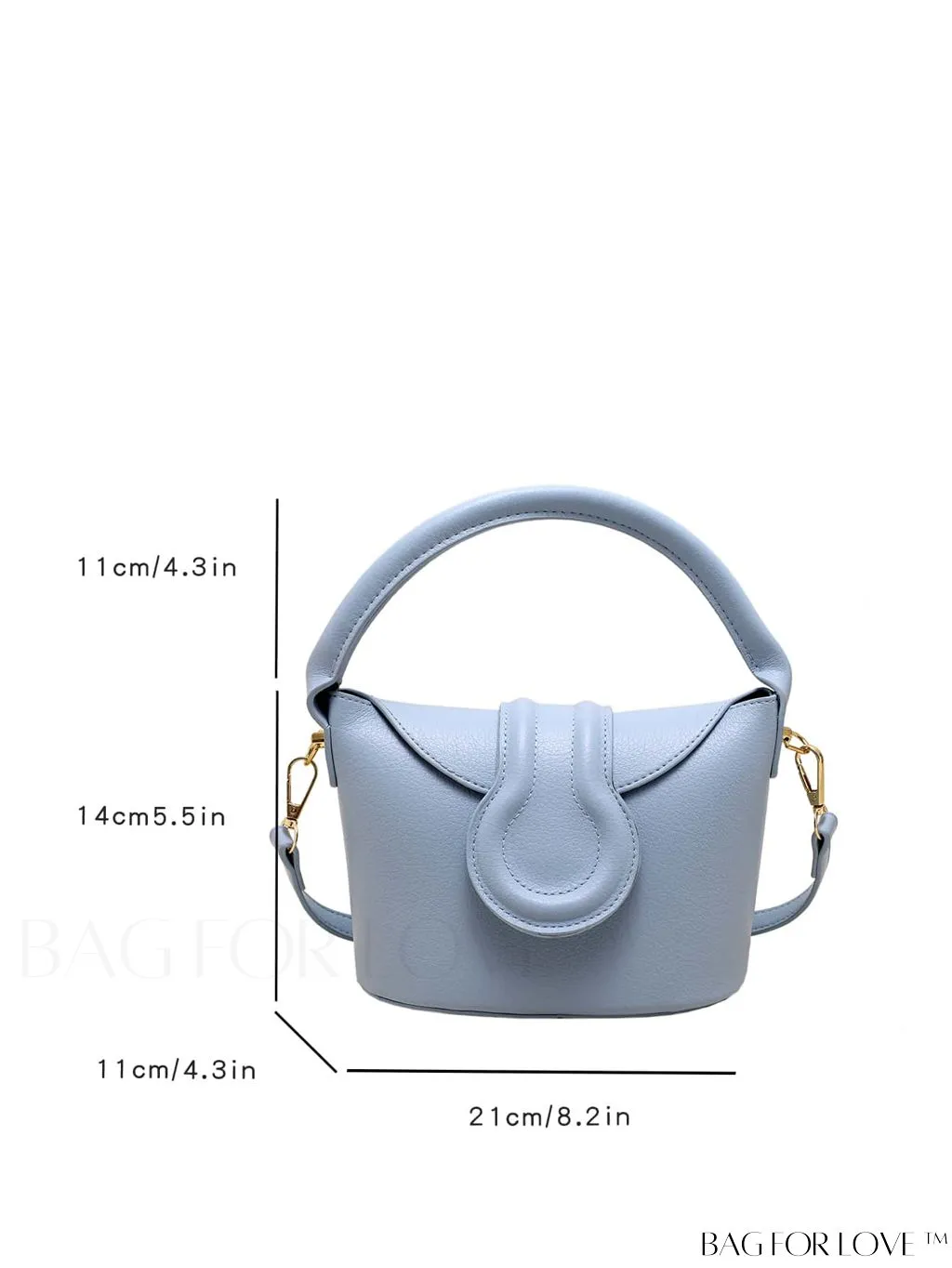BagForLove - Stylish Flap Handbag: Adjustable Strap, Trendy Fashion Accessory