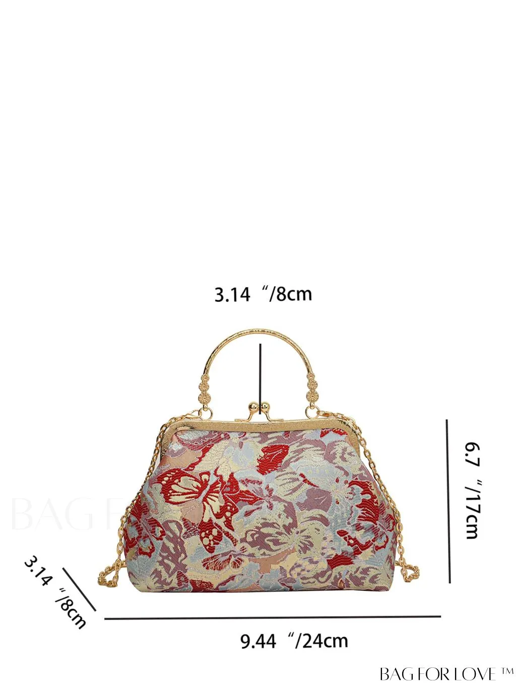 BagForLove - Womens Stylish Butterfly Pattern Tote Bag - Fashionable and Trendy