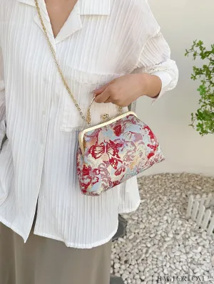 BagForLove - Womens Stylish Butterfly Pattern Tote Bag - Fashionable and Trendy
