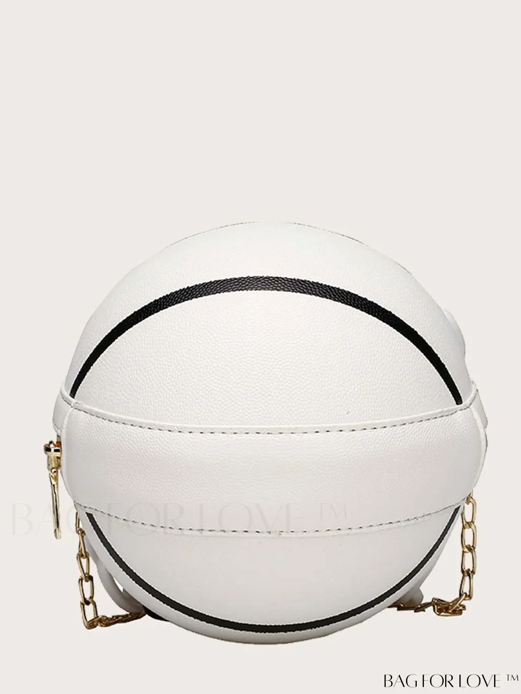 BagForLove - Y2K Basketball Satchel: Trendy Mini Graphic Crossbody with Chain Strap & Top Handle