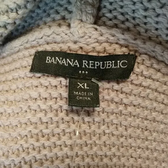 Banana Republic Cowl neck Turtleneck Sweater Sz XL NWT