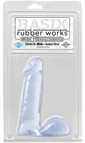 Basix Rubber Works 6-Inch  - Clear