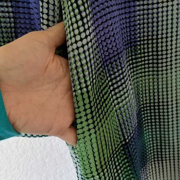 BCBGMAXAZRIA Checkered Plaid Button Shirtdress Med