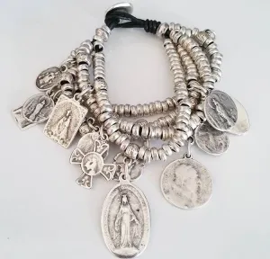 BDV TURKISH BYSANTINE SAINTS CHARM BRACELET