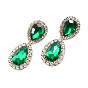 Be Elegant Rhinestone Drop Earrings