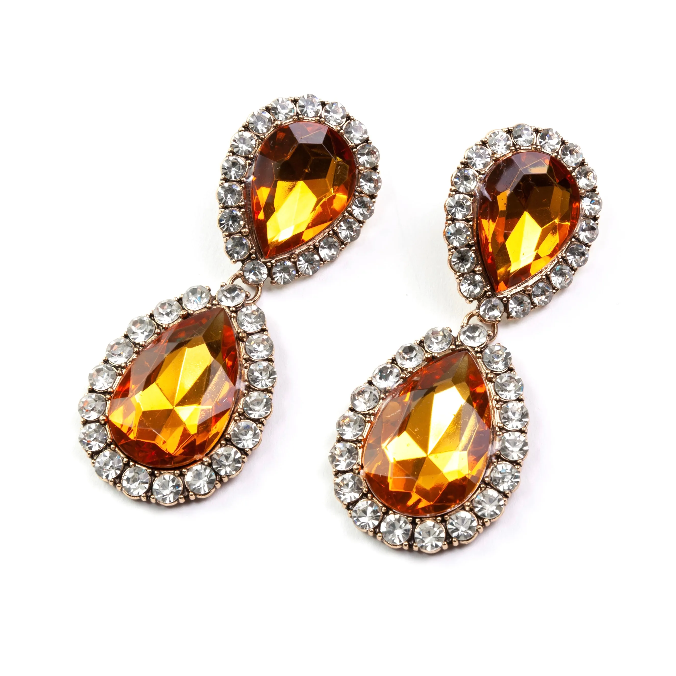 Be Elegant Rhinestone Drop Earrings