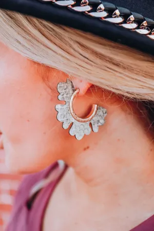 Be Like That Hoop Earrings - Snake
