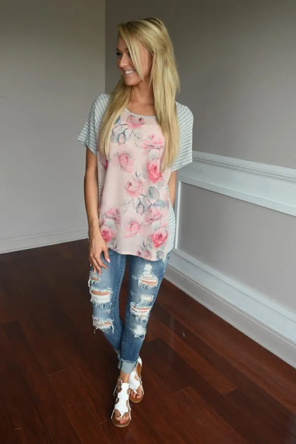 Be Unique Floral Top