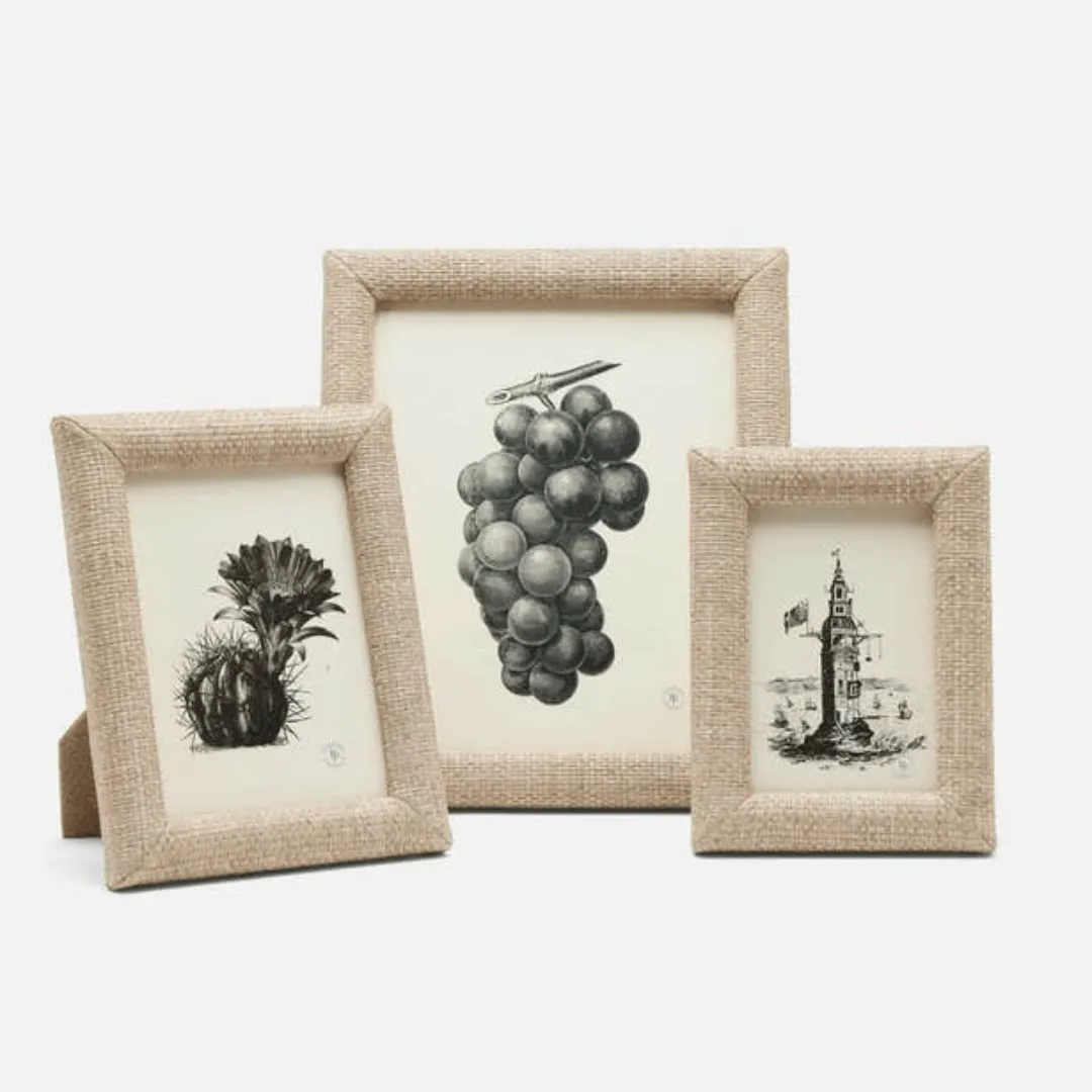Belem Raffia Picture Frame - Three Sizes