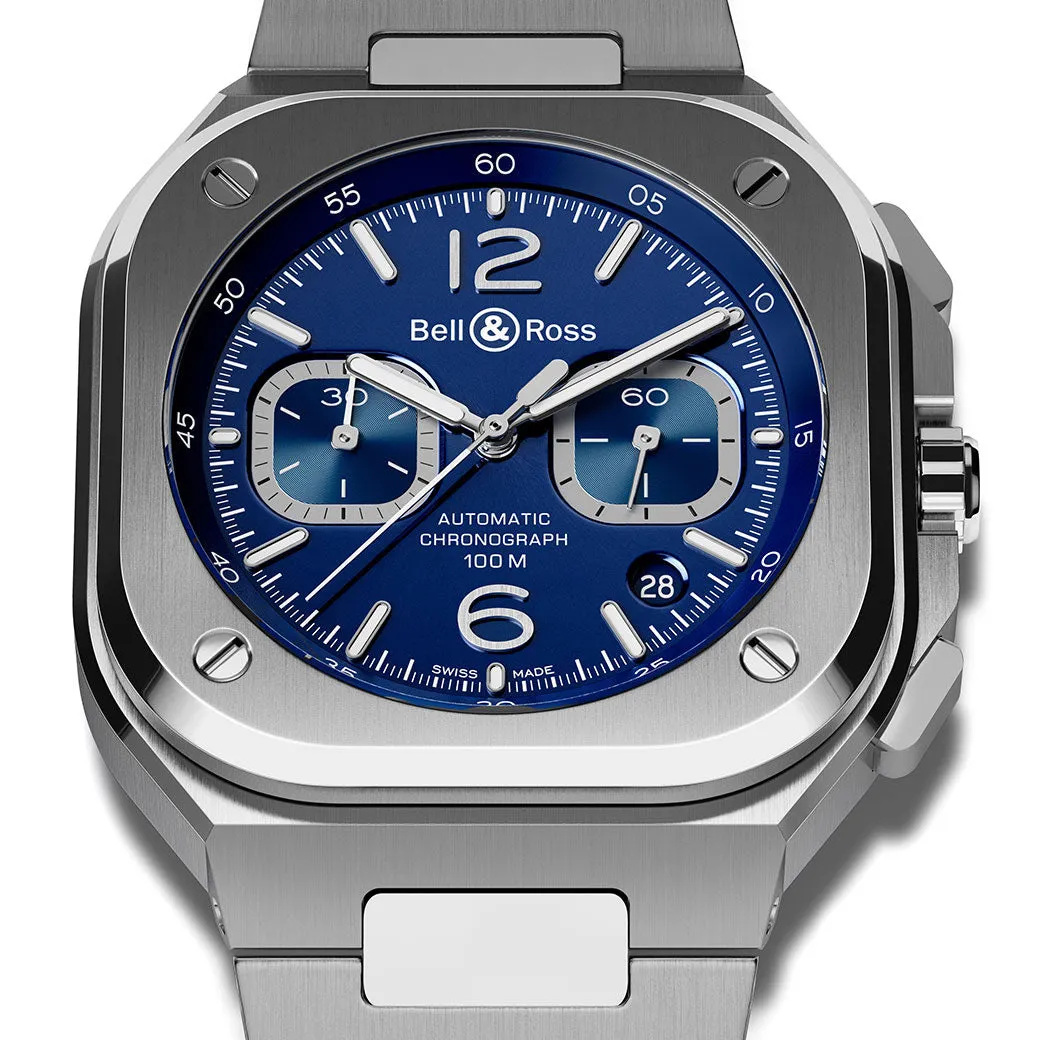 Bell & Ross BR05 Chrono Blue Steel BR05C-BU-ST/SST