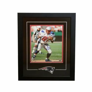 Ben Coates New England Patriots Signed Autographed 8x10 Photo Framed