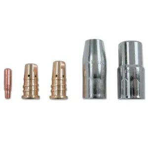 Bernard Quik Tip Consumables Nozzles, Threaded, 1/2", For Quik Tip Series 1 Contact Tip, N1C12Q