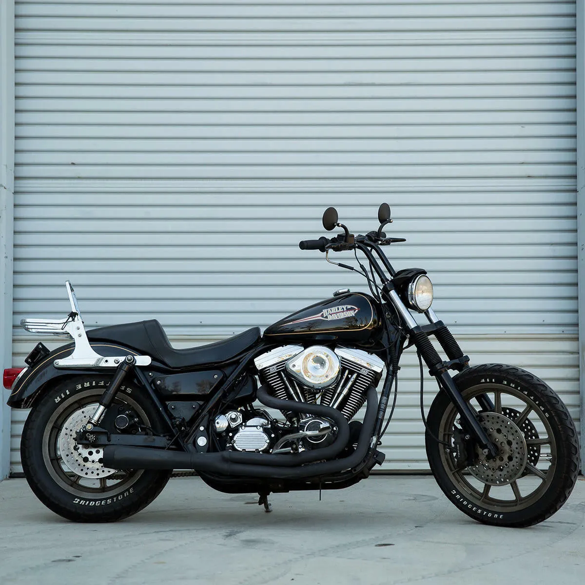 Biltwell Murdock Pullback Risers Black - 10"