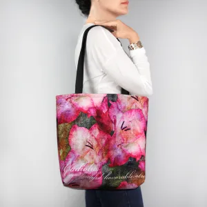Birthday Blossom Tote Bag - August Gladiolus