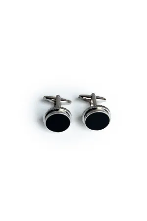 Black Bullet Back Cufflinks