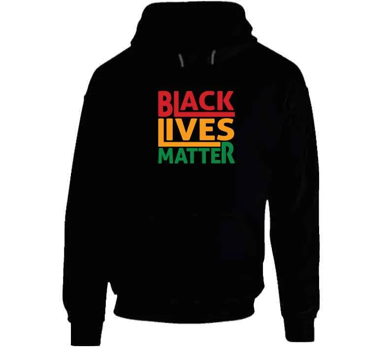 Black Lives Matter Artsy - Red Black Green T Shirt