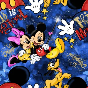 Blue Be Magical Fabric