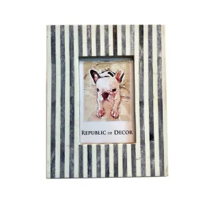 Blue Bone Stripe Frame