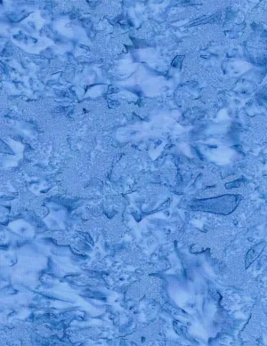 Blue (Polar) Batik by Tonga Batiks Timeless Treasures Tonga-B7900