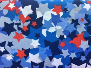 Blue Stars Fabric