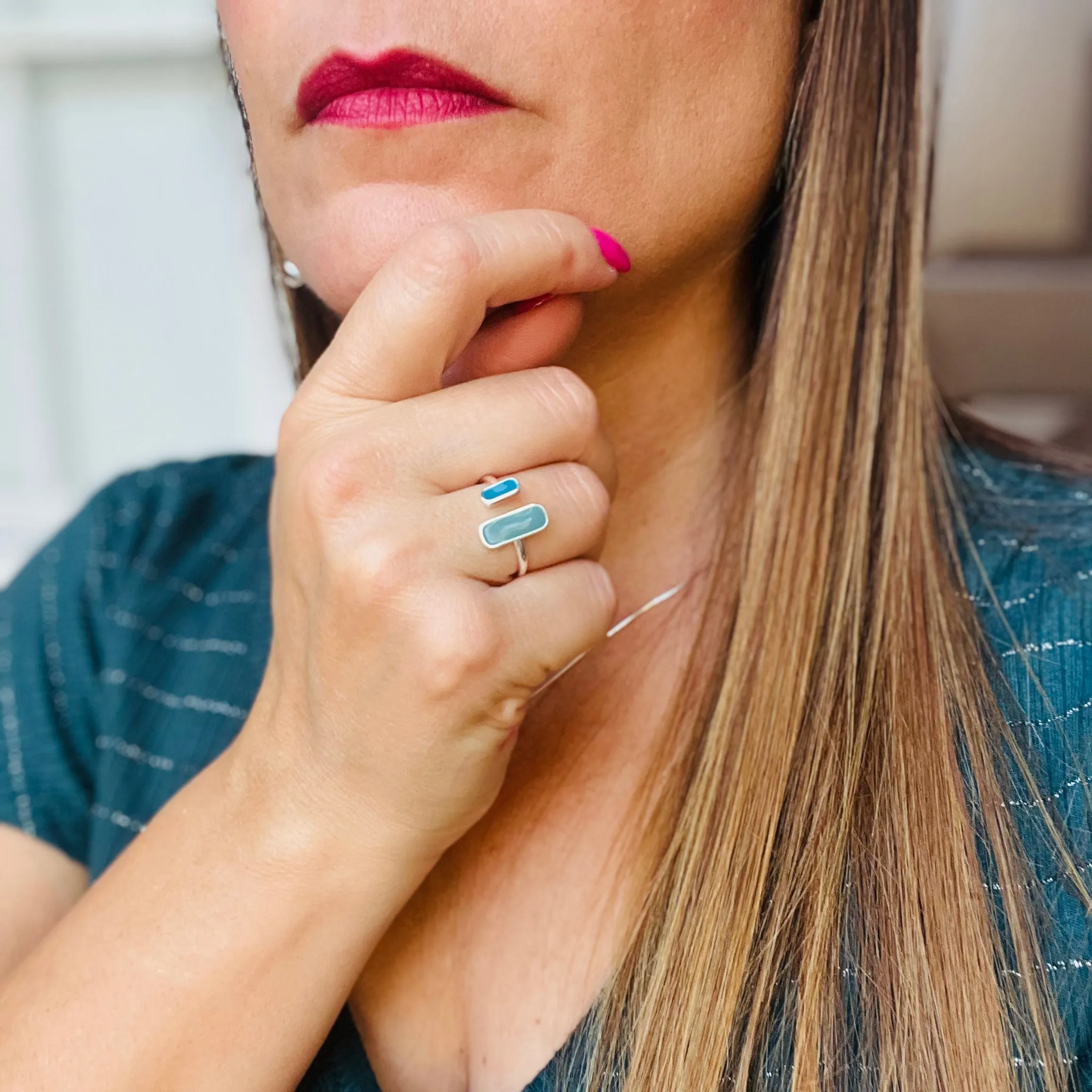 Blue Stone Ring