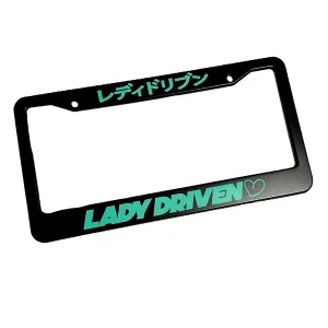 BMB. LADY DRIVEN PLATE FRAME/TEAL