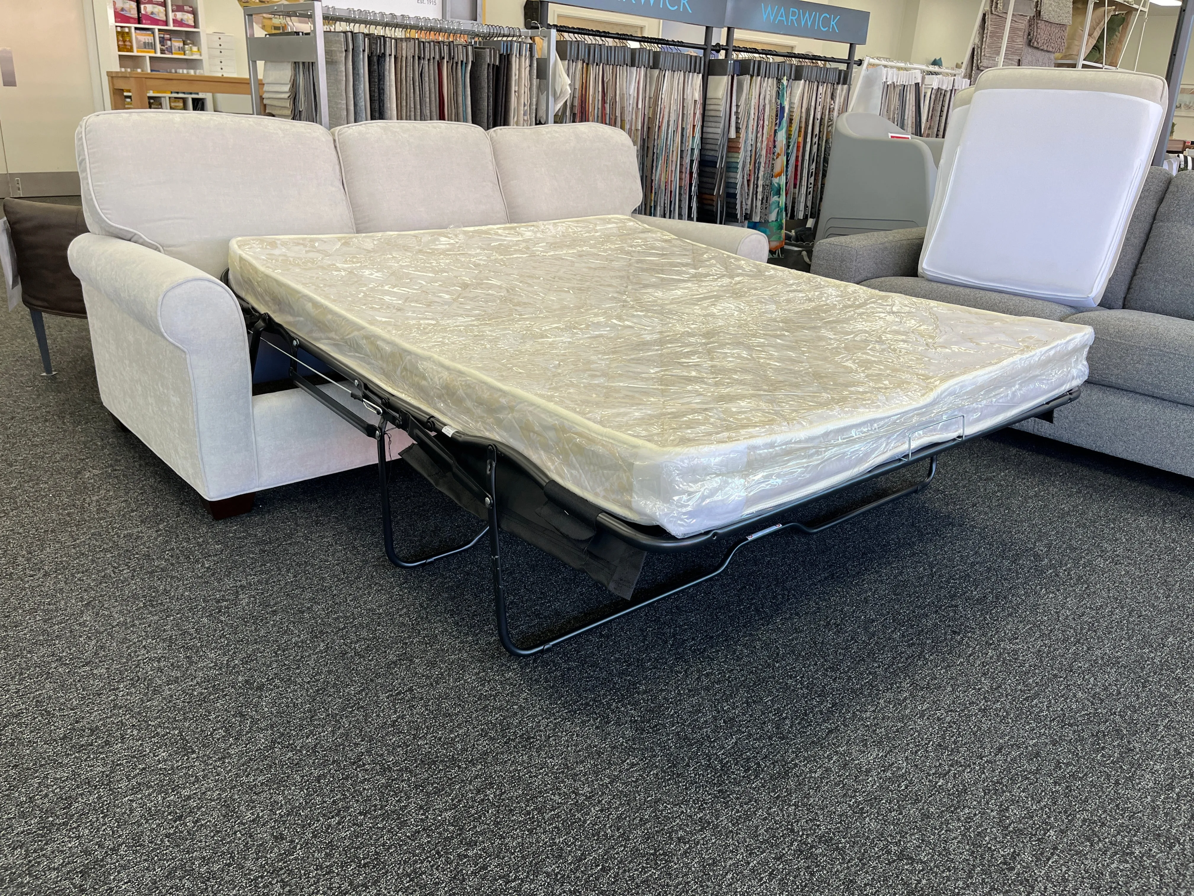 Bristol Queen Sofa Bed - Urban Sofa  - Hale Linen Look Fabric