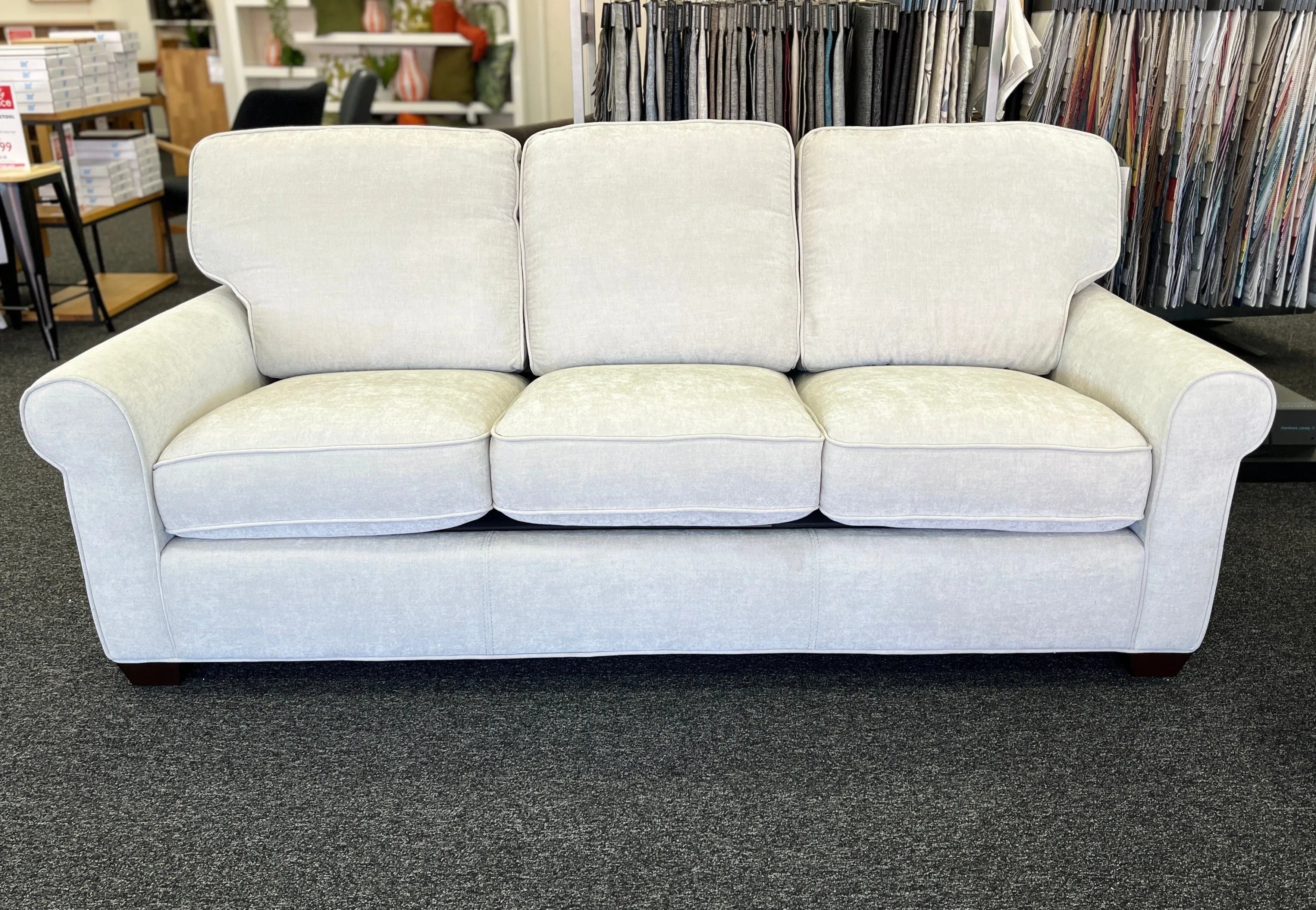 Bristol Queen Sofa Bed - Urban Sofa  - Hale Linen Look Fabric