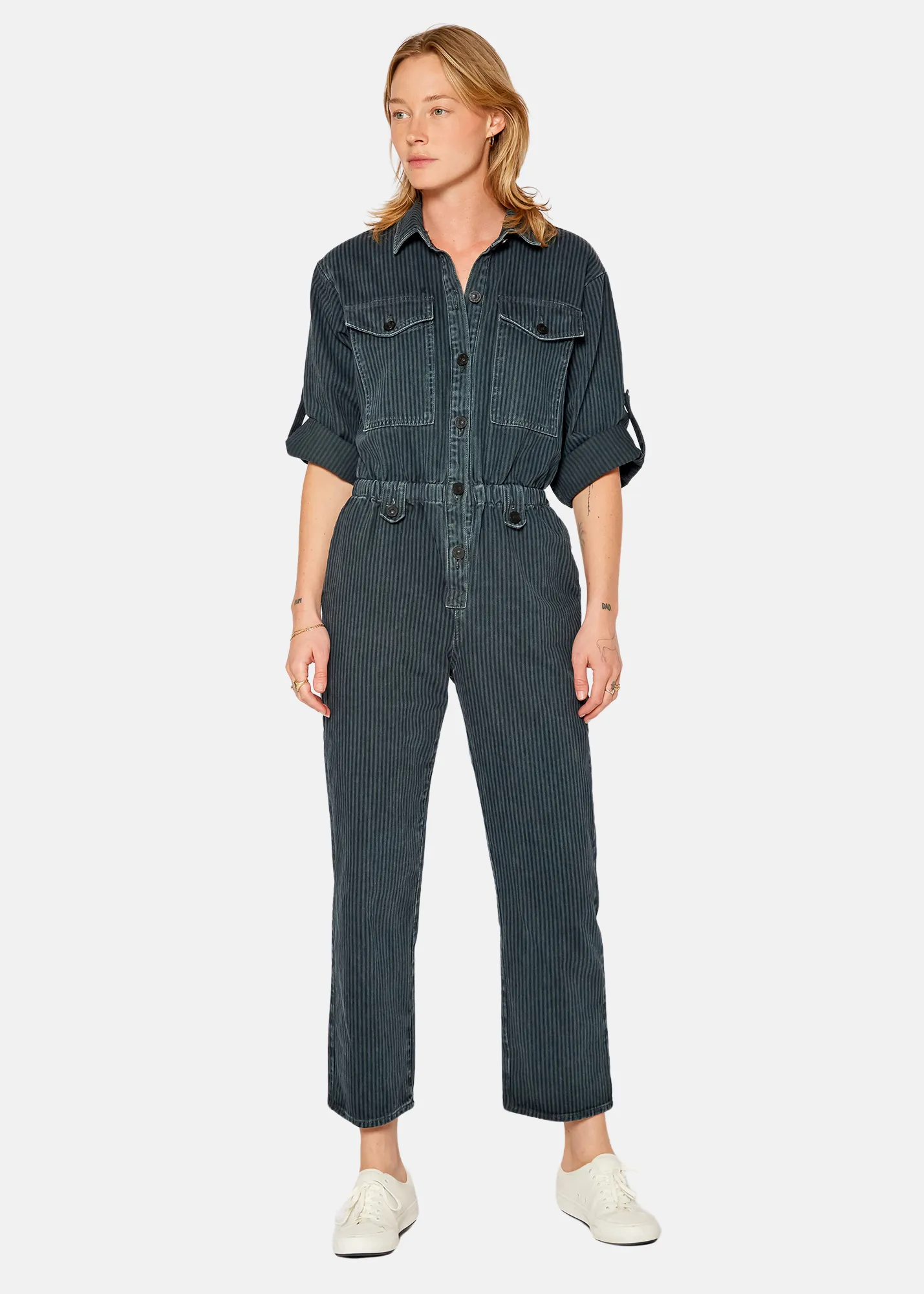 Britt Elastic Waist Jumpsuit